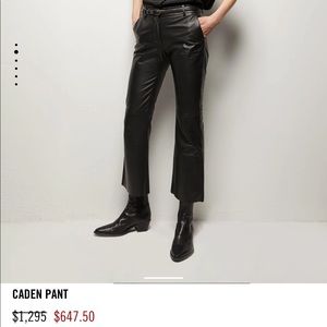 NWT Caden Leather Pants
